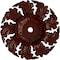 Ekena Millwork Needham Ceiling Medallion (Fits Canopies up to 4 1/4"), 14 5/8"OD x 2 1/4"P, Brushed Mahogany CM14NEBMF - alternate 1
